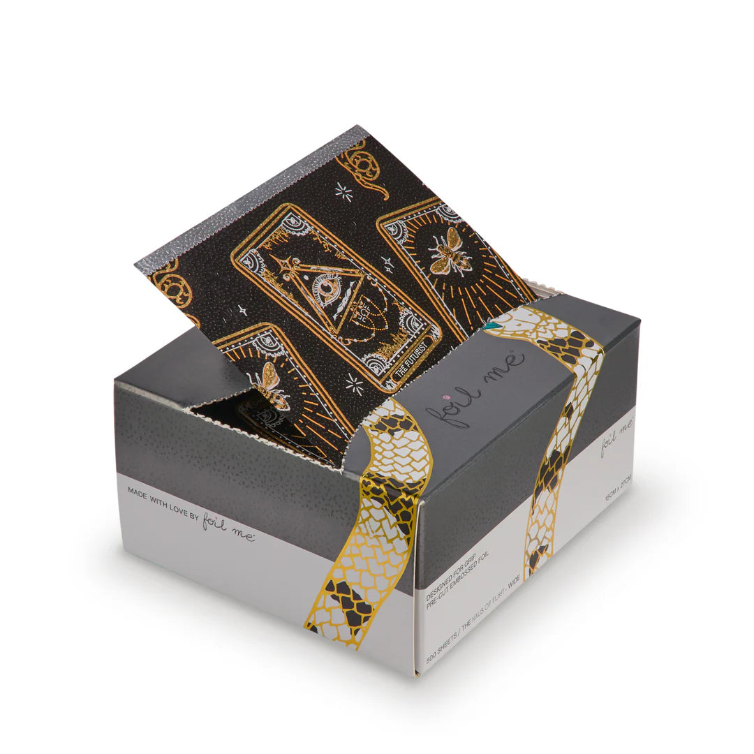 Foil Me WIDE Pre-Cut Pop-Up Assorted Designs Foil 15 x 27cm (500 Sheets per Box)